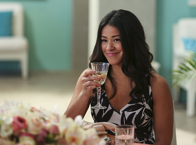 Jane The Virgin -- "Chapter Thirty-Four" -- Image Number: JAV212a_0482.jpg -- Pictured: Gina Rodriguez as Jane -- Photo: Scott Everett White/The CW -- ÃÂ© 2016 The CW Network, LLC. All rights reserved.